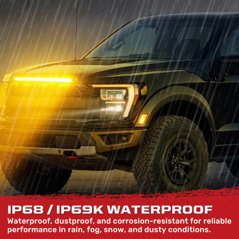 Universal 12" Heavy Duty Aluminum Ultra Bright 50W Flood Spot Combo LED Light Bar - Multiple Colors - Image 15