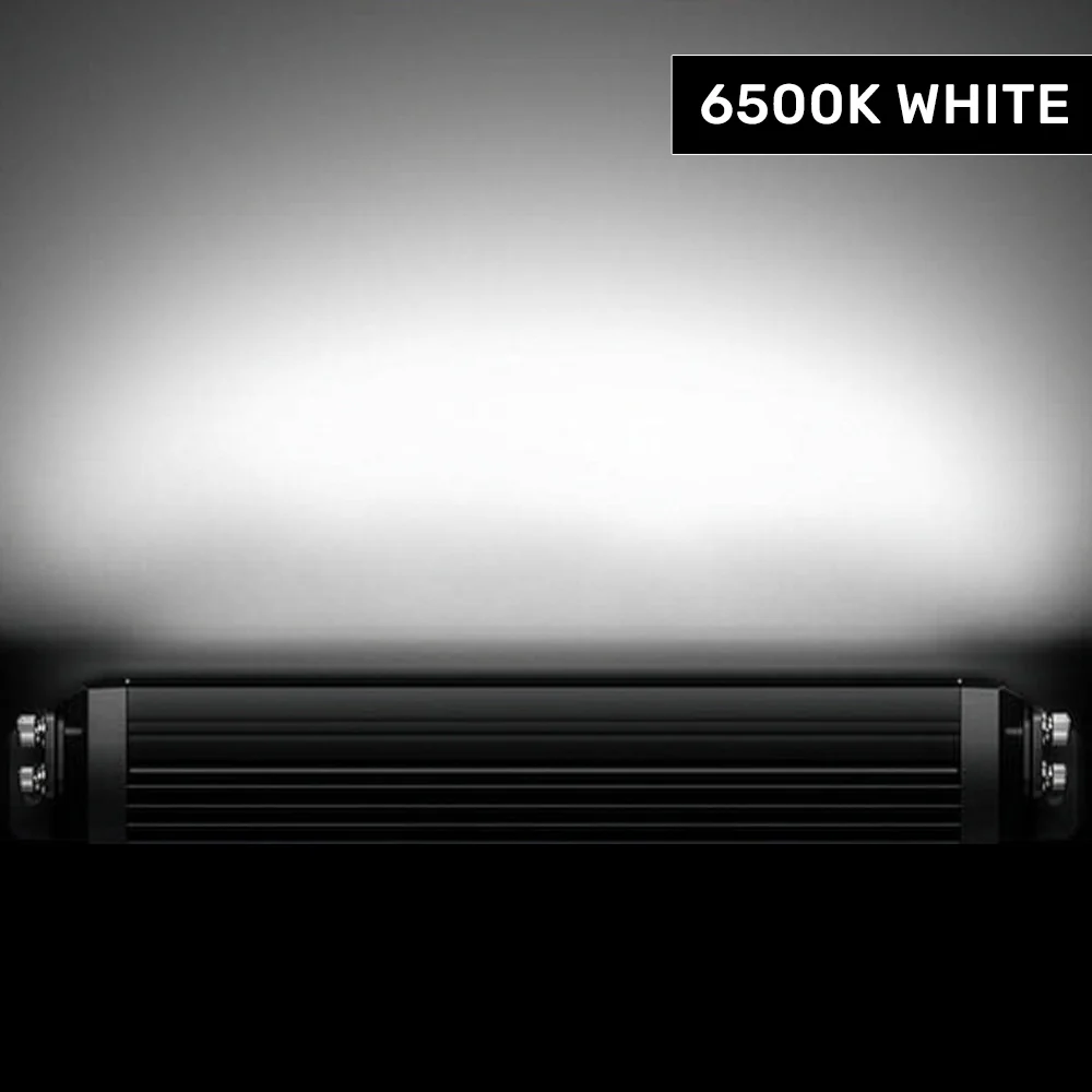 Universal 12" Heavy Duty Aluminum Ultra Bright 50W Flood Spot Combo LED Light Bar - Multiple Colors - Image 4