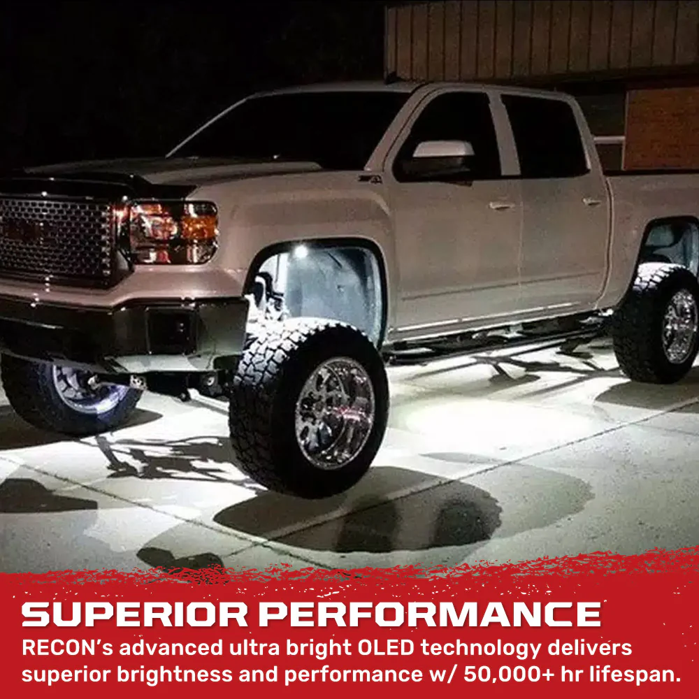 Universal 4-PC Ultra Bright CREE LED Underbody Rock Lights - Multiple Colors - Image 47
