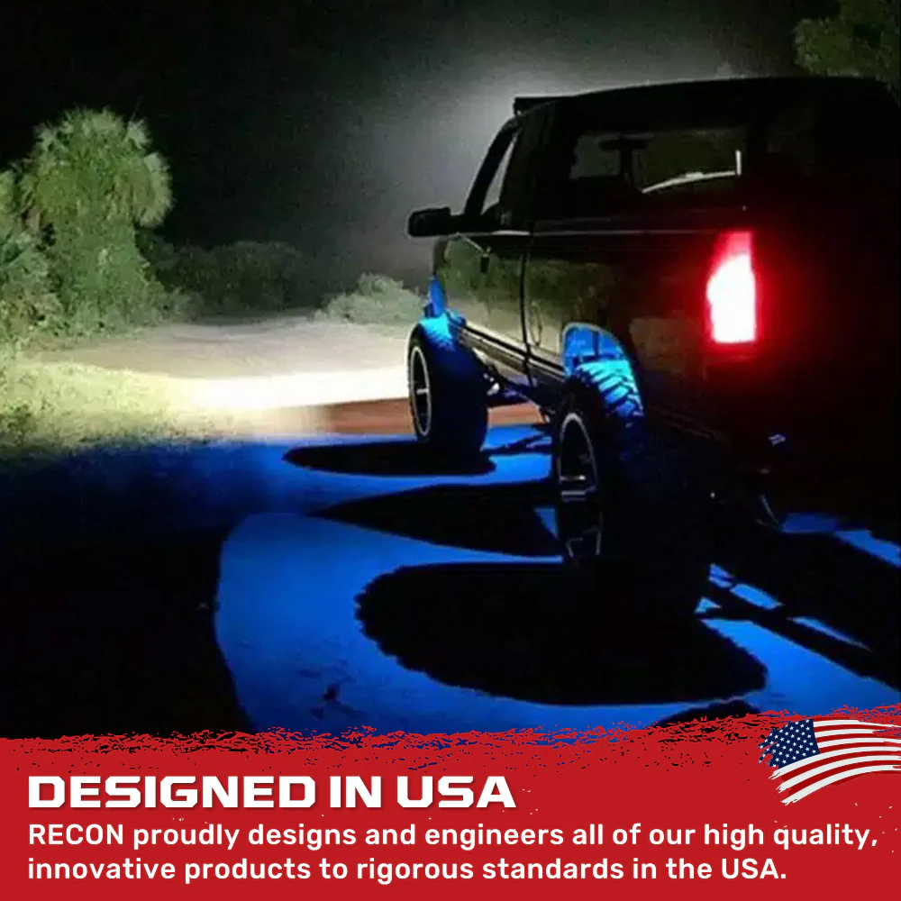 Universal 8-PC Ultra Bright RGB Multicolor CREE LED Underbody Rock Lights Bluetooth Control - Image 11