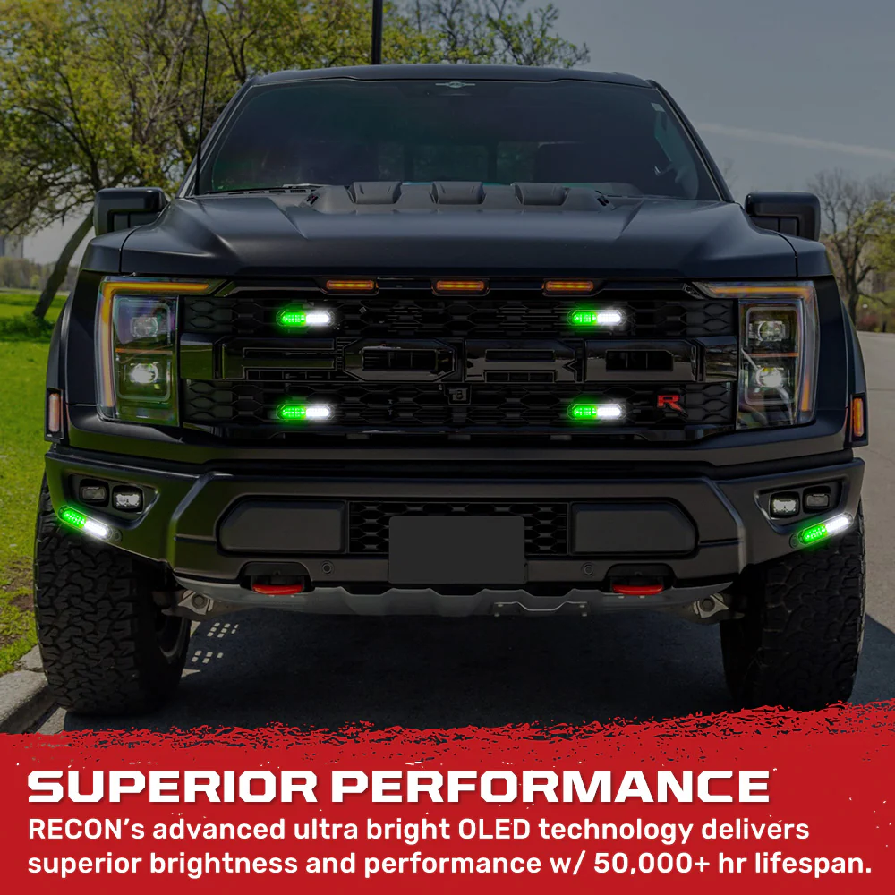 Universal 8-PC Ultra Slim Aluminum Surface Mounted 4.5" Emergency Ultra Bright LED Strobe w/ 17 Light Functions - Multiple Options - Image 23