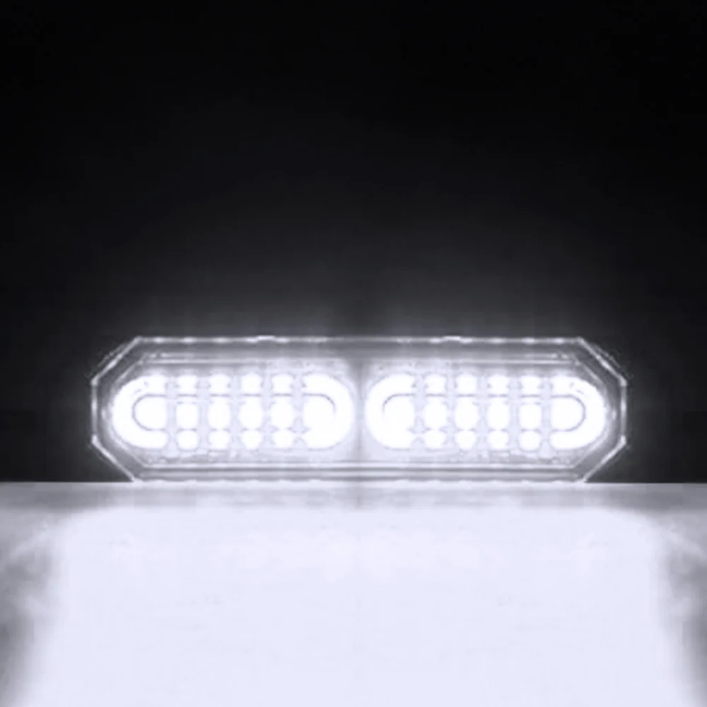Universal 8-PC Ultra Slim Aluminum Surface Mounted 4.5" Emergency Ultra Bright LED Strobe w/ 17 Light Functions - Multiple Options - Image 36