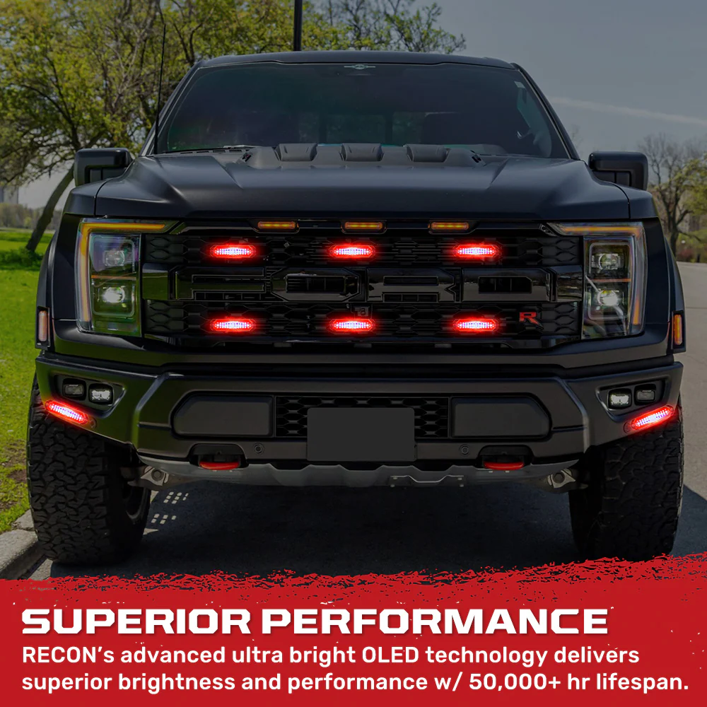 Universal 8-PC Ultra Slim Aluminum Surface Mounted 4.5" Emergency Ultra Bright LED Strobe w/ 17 Light Functions - Multiple Options - Image 42