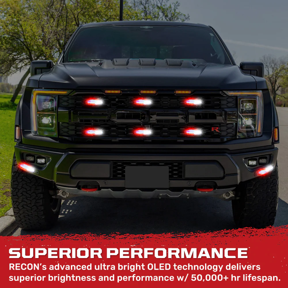 Universal 8-PC Ultra Slim Aluminum Surface Mounted 4.5" Emergency Ultra Bright LED Strobe w/ 17 Light Functions - Multiple Options - Image 52