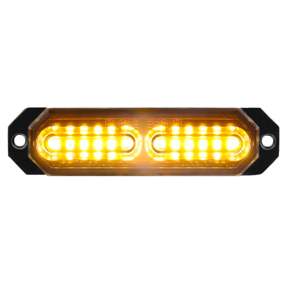 Universal 8-PC Ultra Slim Aluminum Surface Mounted 4.5" Emergency Ultra Bright LED Strobe w/ 17 Light Functions - Multiple Options - Image 54