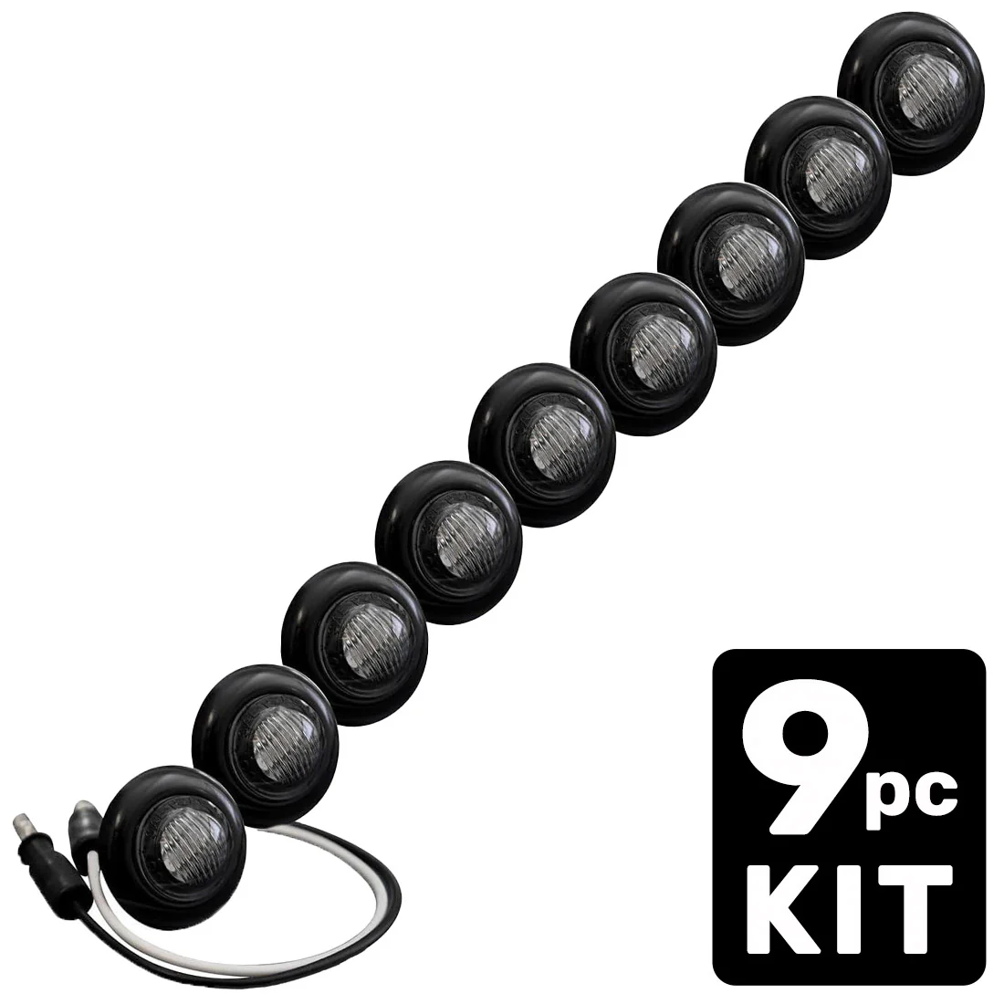 Universal 9-Pc Front Lower Air Dam Ultra Bright LED Light Kit - Multiple Options - Image 10