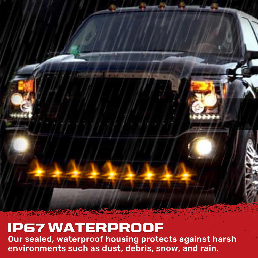 Universal 9-Pc Front Lower Air Dam Ultra Bright LED Light Kit - Multiple Options - Image 17