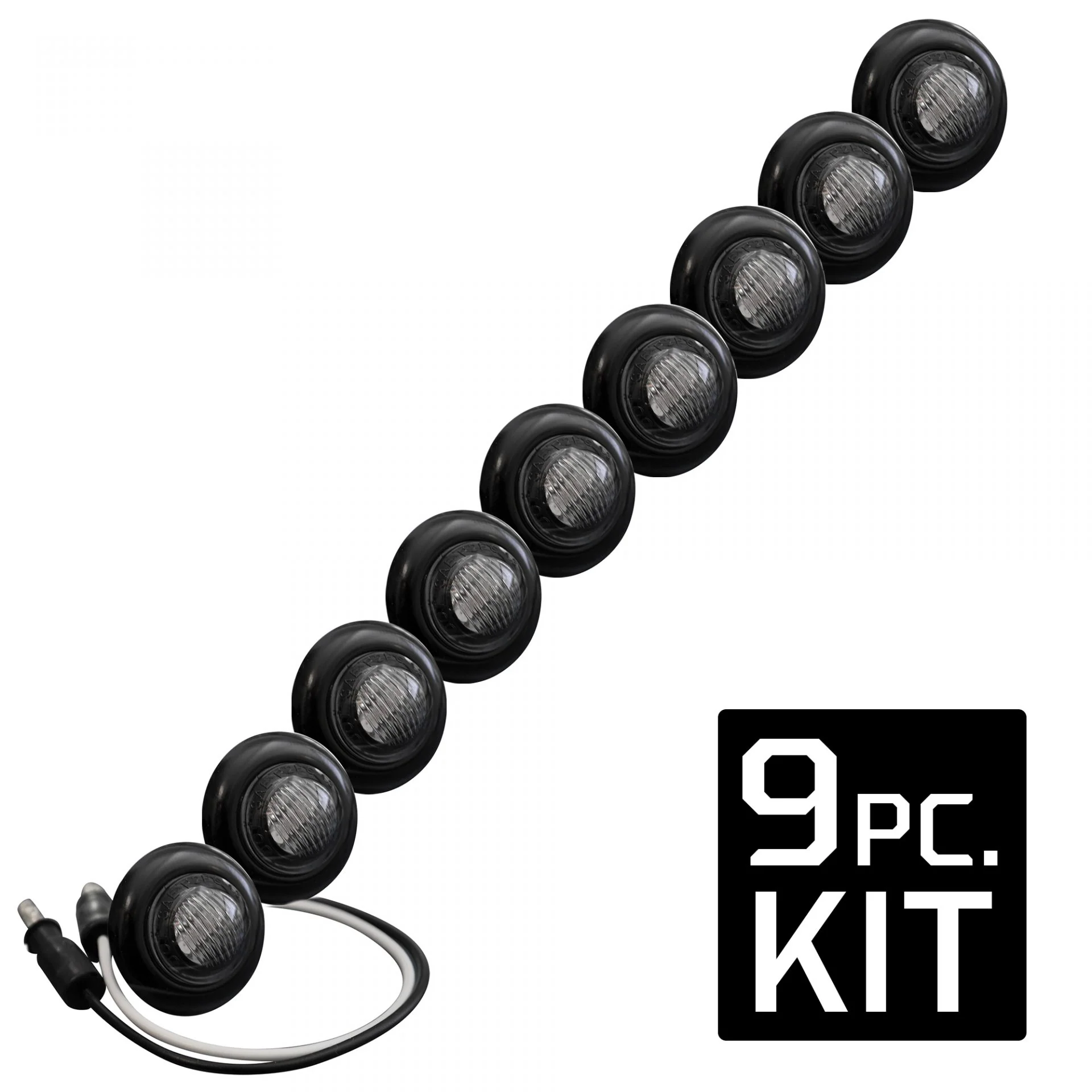Universal 9-Pc Front Lower Air Dam Ultra Bright LED Light Kit - Multiple Options - Image 2