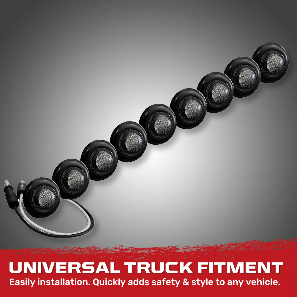 Universal 9-Pc Front Lower Air Dam Ultra Bright LED Light Kit - Multiple Options - Image 27