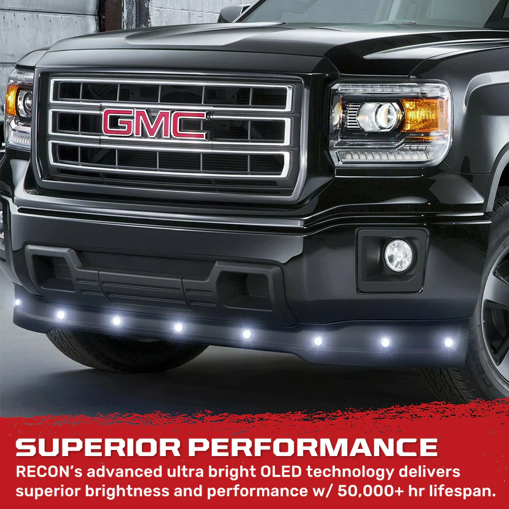Universal 9-Pc Front Lower Air Dam Ultra Bright LED Light Kit - Multiple Options - Image 39