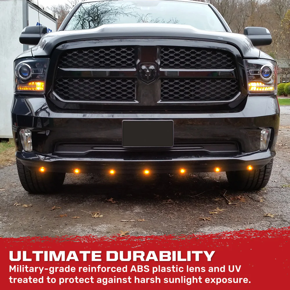 Universal 9-Pc Front Lower Air Dam Ultra Bright LED Light Kit - Multiple Options - Image 55