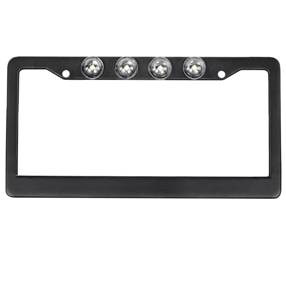 Universal Aluminum Standard U.S License Plate Frame with 4 XML CREE LED Reverse Lights - Multiple Options - Image 10