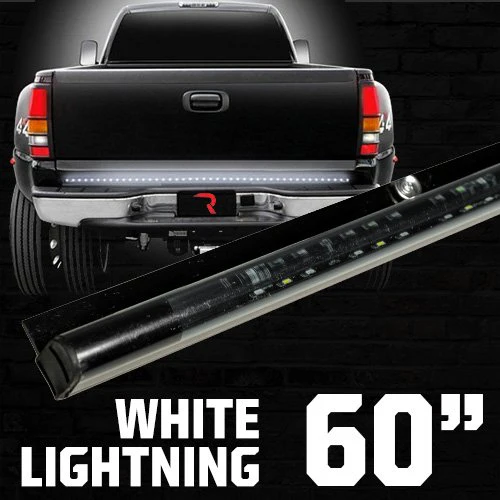 “White Lightning” Tailgate Bar LED Brake Lights Red & LED Reverse Lights White - Multiple Sizes - Image 3