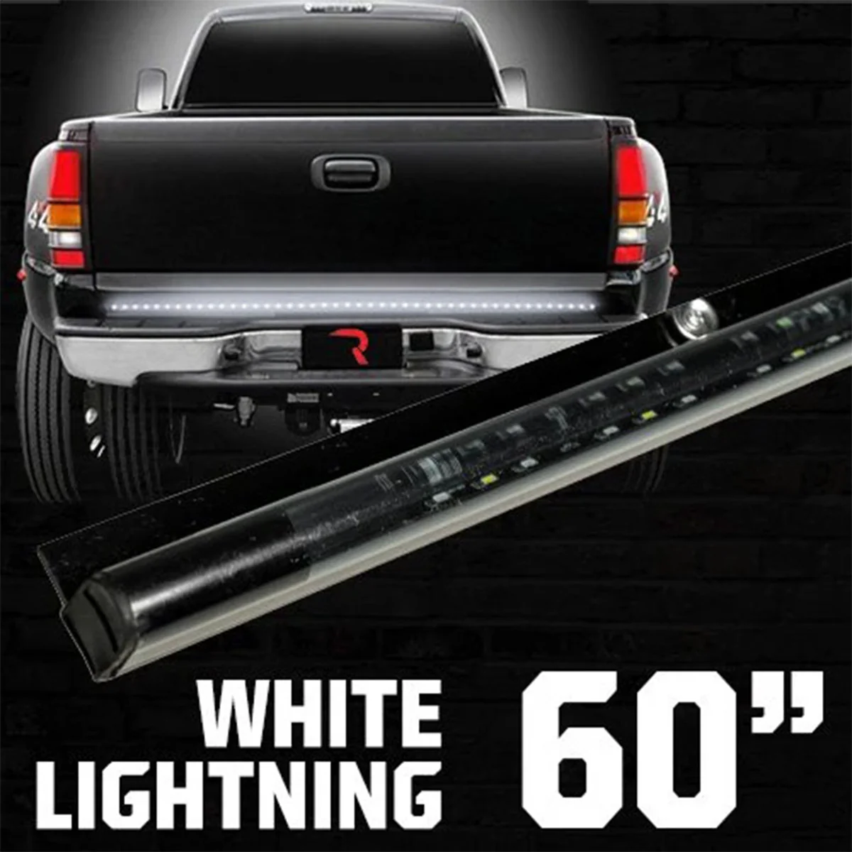 “White Lightning” Tailgate Bar LED Brake Lights Red & LED Reverse Lights White - Multiple Sizes - Image 9